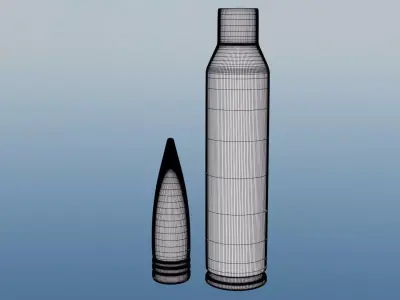 Bullet  62 x 39 3D model