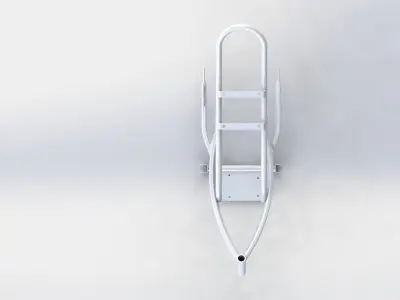 Bike Frame 3D model by pedromsilva