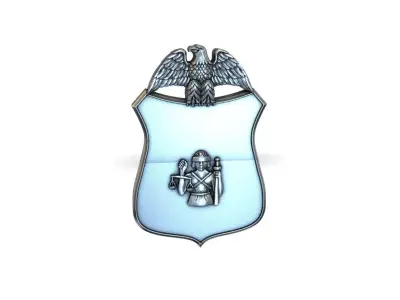 Military badge  3D print model