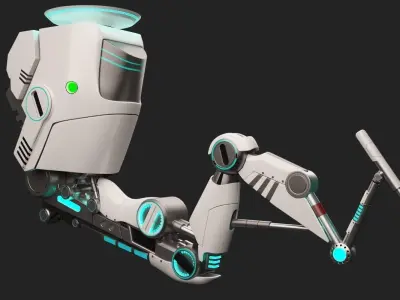 Robotic Arm Collection  3D model