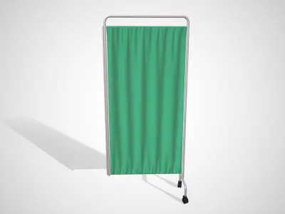Modular Medical Screen 3d Model 3D model