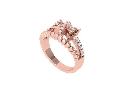 Wedding Ring  3D print model 423