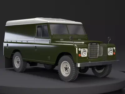 Land Rover Series III Van Long Wheel Base 3D model