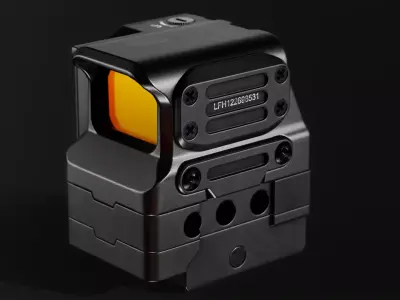 FC1 Red Dot Sight Low-poly 3D model