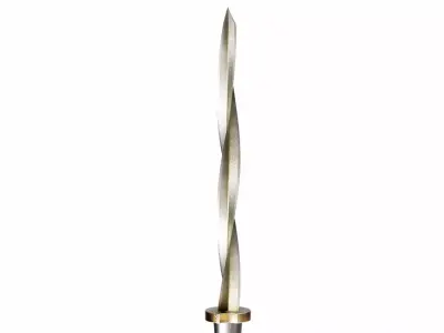 Spiral knife 3D model