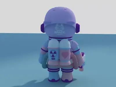 Pop Mart-Figurine 02 3D model