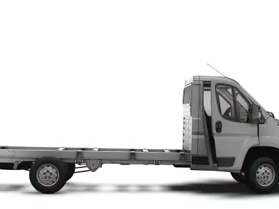 Citroen Jumper Chassis HQInterior SCab 4035WBXL 2023 3D model