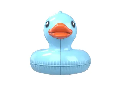 Duck Float v1 003 Low-poly 3D model