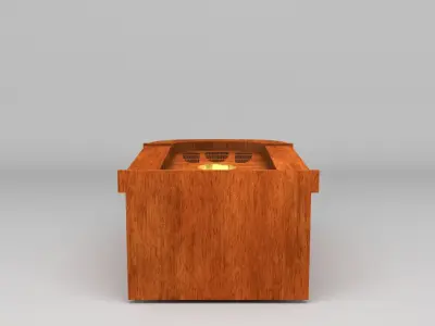 vintage radio Low-poly 3D model purchase