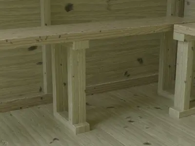 Bird Hide 3D model