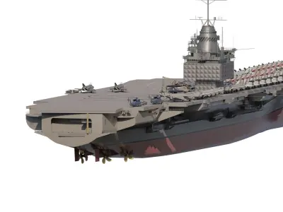 Generic aircraft carrier  3D model