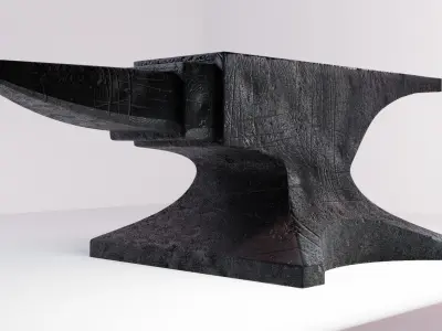 Industrial Anvil 3D model