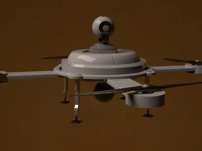 Drone 3D model 35