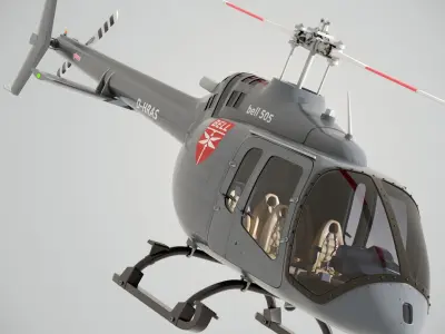 Bell 505 Jet Ranger X 3D model