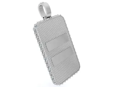 Military Style Halo Pendant 3726 3D print model