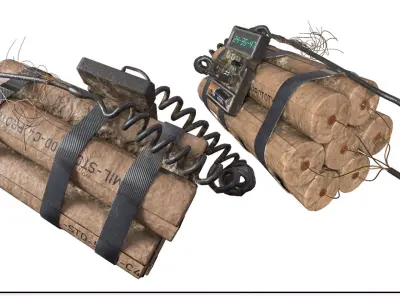 Dynamite 19 3D model