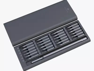 Screwdriver Precision Bit Set M1 3D model