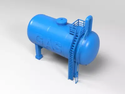 Gas tank 3D print model