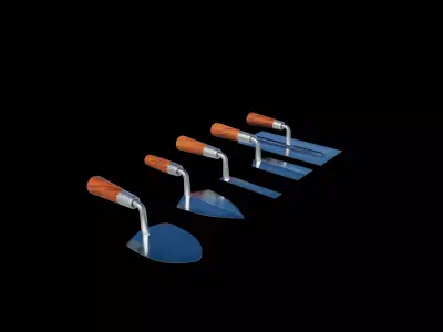 Masonry trowel 3D model purchase