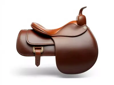 Realistic Saddle Model Pack Low-poly 3D model