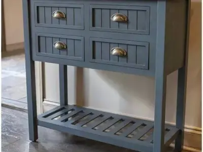 Antique Navy Rosas Console Table 3D model