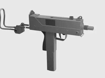MAC M10 smg Free 3D model