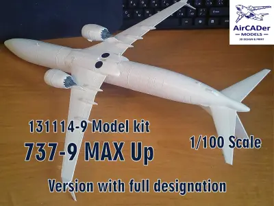 131114-9 Model kit Boeing 737-9 MAX Up 3D print model