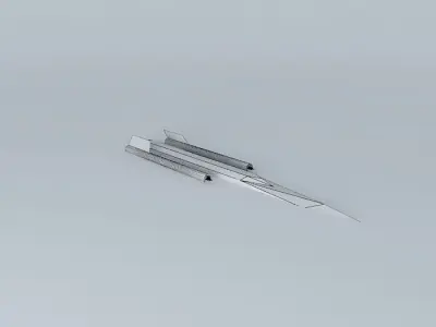 Blackbird fighter jet Free 3D model