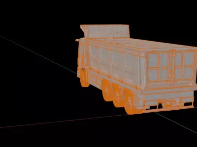 Volvo Electric FMX Dump Truck 3D model