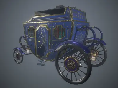 Royal Carriage 3D model