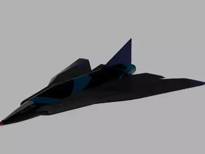 Scifi Fighter 3D model