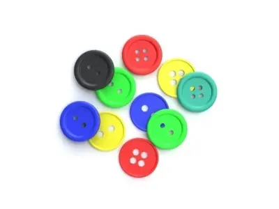 Buttons 3D model
