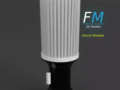 Barber neck duster 3D model