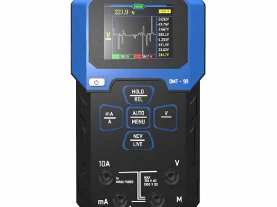 Digital Multimeter Low Poly Low-poly 3D model