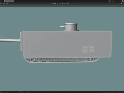 Mendeleev Tank Base Mesh Free low-poly 3D model