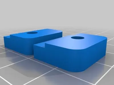 Printrbot standoff and glass clamp Free 3D print model