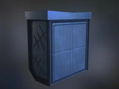 Air conditioning Game Ready - Low Poly 3D Model Low-poly 3D model