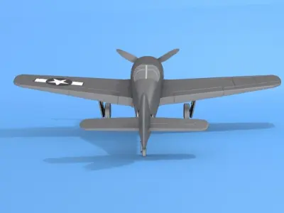Focke-Wulf Low-poly 3D model