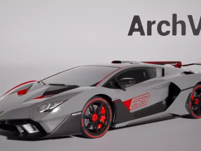 ArchViz Car Assets P20 - Unreal Engine 5 3D model