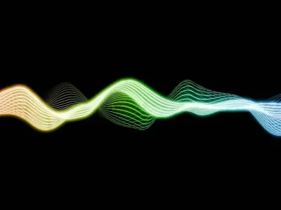 Audio Visualizer Animation 3D model