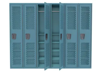 Gym Locker 3D model