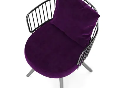 Wittmann Paradise Bird dining chair 3D model