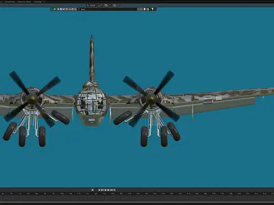 He 177  Free 3D model