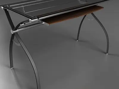 desk office 3D model