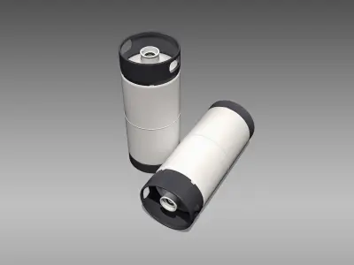 Keg Sixth Barrel  Low-poly 3D model