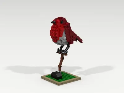 Lego bird pack 3D model