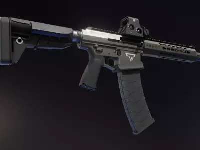 Dracarys Gen-12 Shotgun Low-poly 3D model