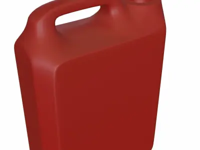 Plastic Oil CAN Low-poly 3D model purchase