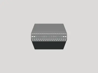Basic Wire Display Stand - Geometry Only No Textures  3D model