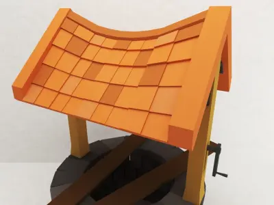 Well - low poly 3D model